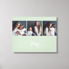 Lienzo Modern Best Mom Ever Elegant Script 3 Photo