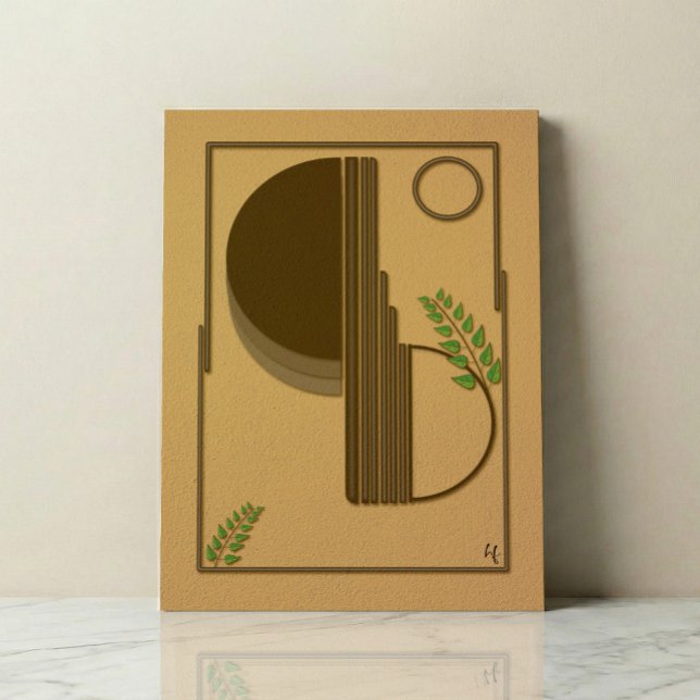 Lienzo Modern Boho Abstract Wall Art - 3D Textured (Subido por el creador)