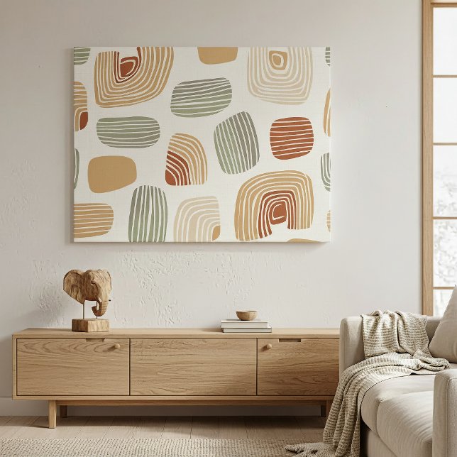 Lienzo Modern Boho Earth Tones Abstract ID1273 (Subido por el creador)