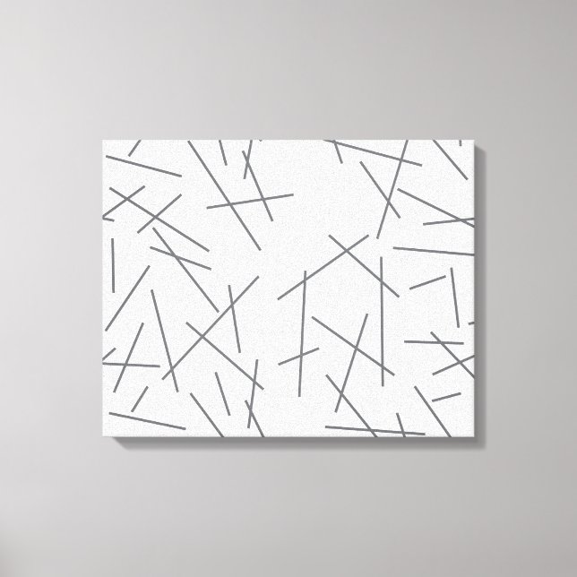Lienzo Modern, simple, messy graphic line pattern (Anverso)