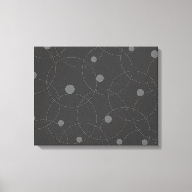 Lienzo Modern, simple, playful, fun pattern of circles (Anverso)