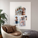 Lienzo Moderna familia simple y personalizada 5 foto<br><div class="desc">Moderno minimalista simple familia personalizada multi 5 Navidades de fotos regalo de vacaciones decoración de casa lienzo. Diseño minimalista,  depurado y elegante. Ideal para mamá,  papá,  hermana,  hermano,  esposo,  esposa,  tía,  tío,  abuela,  abuelo,  cumpleaños de abuelo,  navidades,  aniversario,  Día de la Madre,  día del padre.</div>