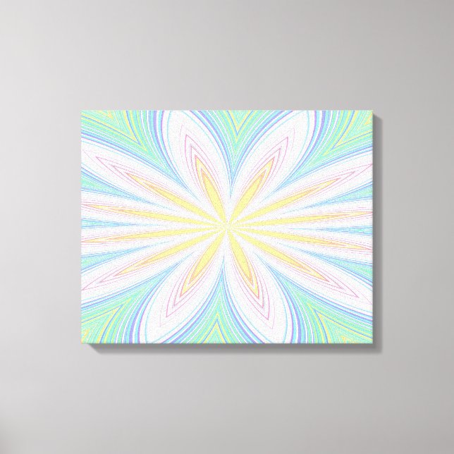 Lienzo Moderno Abstrat Wrapped Canvas Art (Anverso)