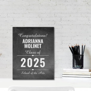 Lienzo Moderno Felicitaciones Graduate Poster