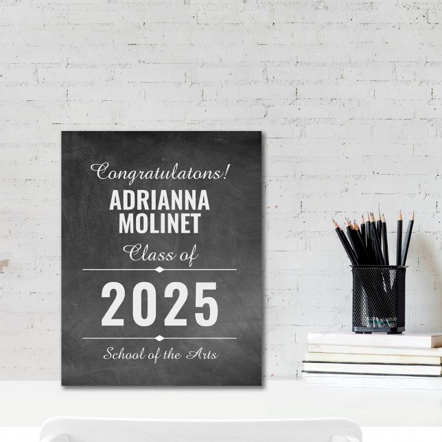 Lienzo Moderno Felicitaciones Graduate Poster (Subido por el creador)