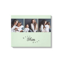 Moderno Mejor Mamá del Mundo Elegante Script 3 Fot