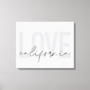 Lienzo Moderno, urbano, moderno, genial diseño Love Calif