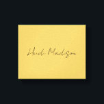 Lienzo Moderno y elegante llano simple caligrafía de colo<br><div class="desc">Plantilla De Estilo Retro Moderno Para Todas Las Necesidades.</div>