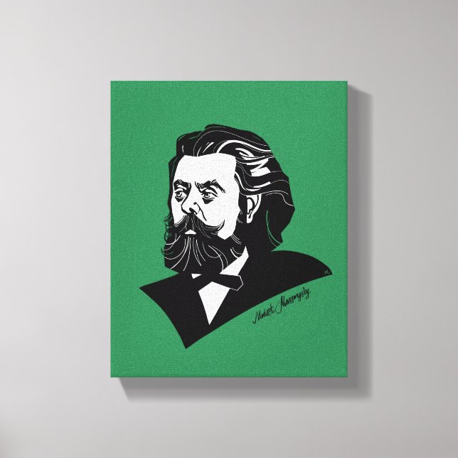 Lienzo Modest Mussorgsky (Anverso)