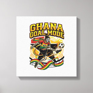 Lienzo Modo Gol de Ghana Esqueleto Delantero Naciones Str
