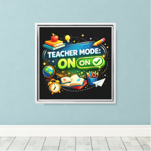Lienzo Modo Profesor: ACTIVADO – Diseño Divertido para el