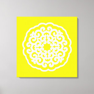 Lienzo Modos dorados asiáticos Mandalla