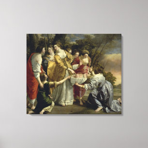 Lienzo Moisés rescatado del Nilo, c.1630