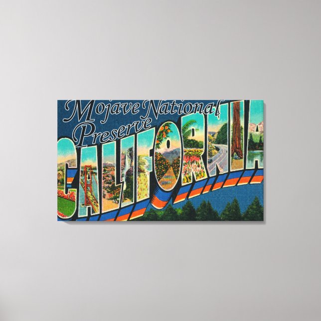 Lienzo Mojave Nat'l Preserve, California (Anverso)