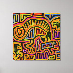 Lienzo Mola Chamán Visiones de Peyote