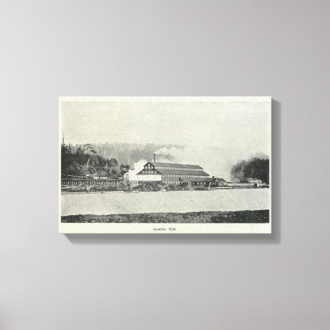 Lienzo Molino de Gualala, California (Anverso)