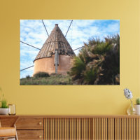 Molino de viento en Cabo de Gata