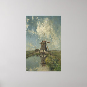 Lienzo Molino de viento holandés Paul Gabriël