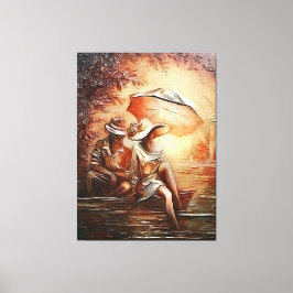 Lienzo Momentos románticos