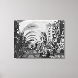 Lienzo Momias de la catacumba de Palermo, Italia