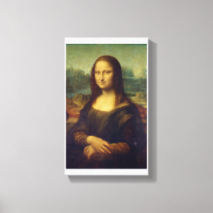Lienzo Mona Lisa-Apertura de Leonardo De Vinci