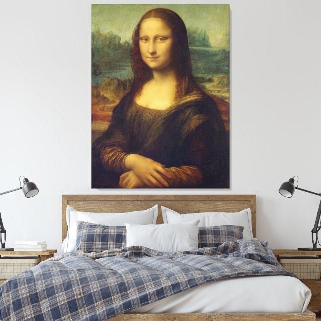 Lienzo Mona Lisa By Leonardo Da Vinci (Insitu(Dormitorio))