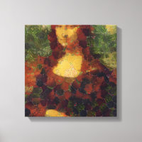 Mona Lisa Lettuce Bella Artes Vegan Spoof