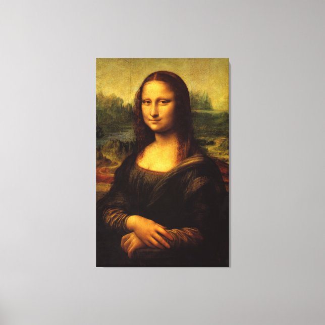 Lienzo Mona Lisa por Leonardo Da Vinci (Anverso)
