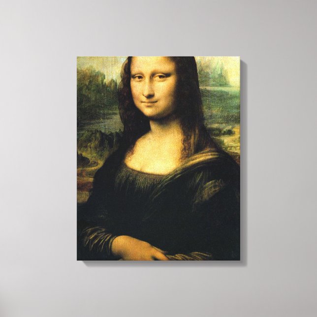 Lienzo Mona Lisa por Leonardo Da Vinci (Anverso)