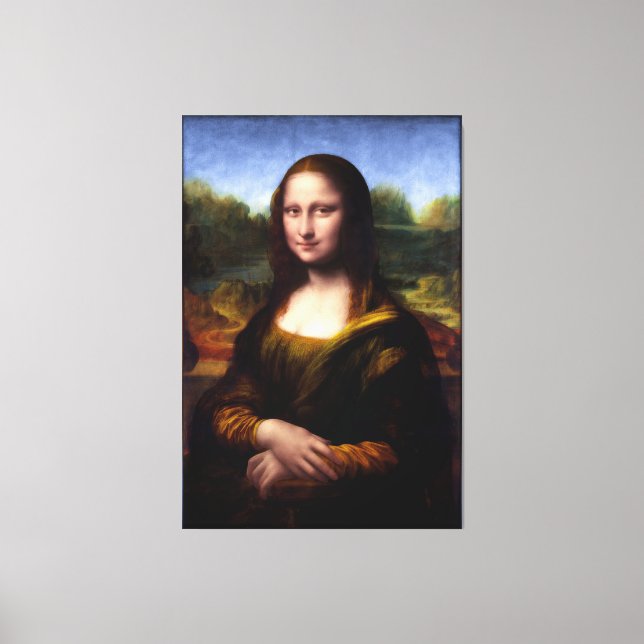 Lienzo Mona Lisa (Retrato de Lisa Gherardini) (Anverso)