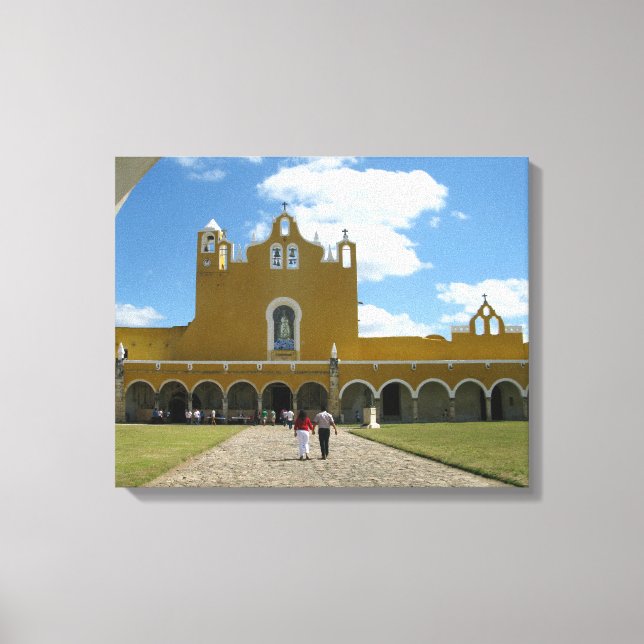 Lienzo Monasterio de Izamal, Yucatán / México (Anverso)