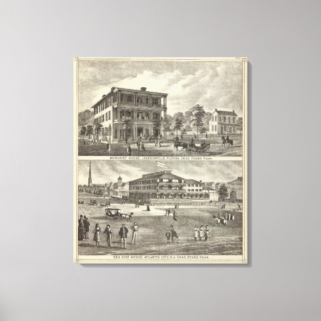 Lienzo Moncrief House, Jacksonville (Anverso)