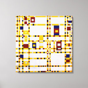 Lienzo Mondrian - Broadway Boogie Woogie