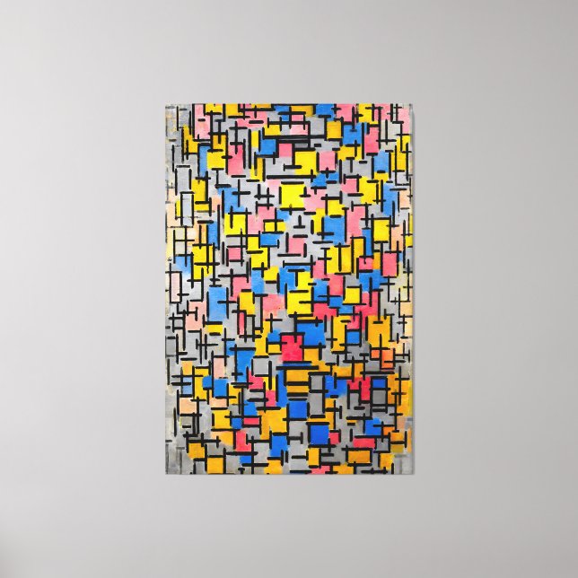 Lienzo MONDRIAN - COMPOSICIÓN (Composiciones) - 1916 - (Anverso)