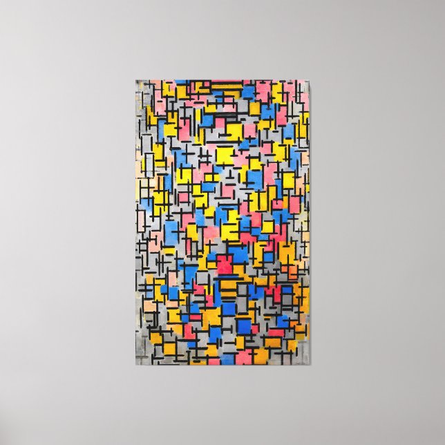 Lienzo MONDRIAN - COMPOSICIÓN (Composiciones) - 1916 - (Anverso)