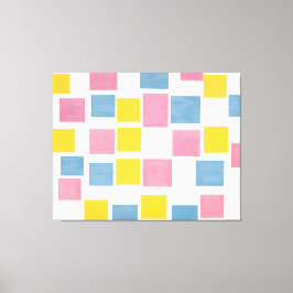 LIENZO MONDRIAN - COMPOSICIÓN CON AVIONES DE COLOR 2 - 19