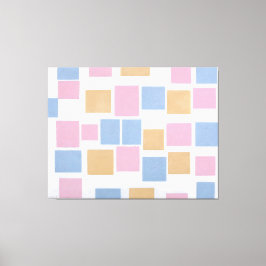 LIENZO MONDRIAN - COMPOSICIÓN CON AVIONES DE COLOR 3 - 19