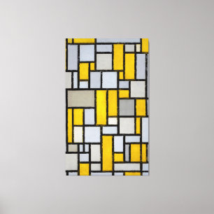 LIENZO MONDRIAN - COMPOSICIÓN CON GRID 1 - 1918 -