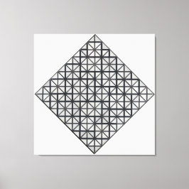 LIENZO MONDRIAN - COMPOSICIÓN CON GRID 3: LOZENGE - 1918
