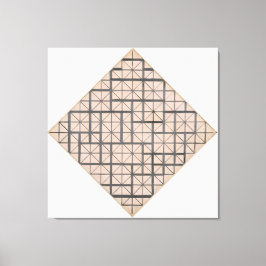 LIENZO MONDRIAN - COMPOSICIÓN CON GRID 4: LOZENGE - 1919