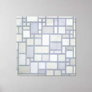 LIENZO MONDRIAN - COMPOSICIÓN CON GRID 7 - 1919 -