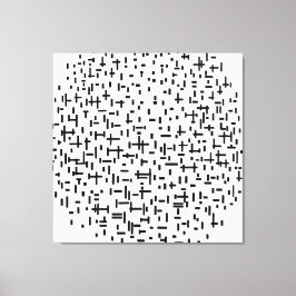 Lienzo MONDRIAN - COMPOSICIÓN EN LÍNEA, segundo estado -