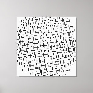 Lienzo MONDRIAN - COMPOSICIÓN EN LÍNEA, segundo estado - 