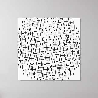 Lienzo MONDRIAN - COMPOSICIÓN EN LÍNEA, segundo estado -