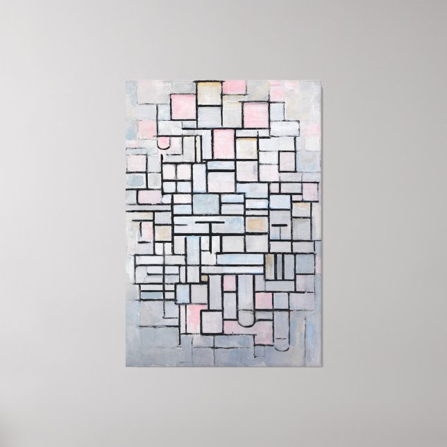 LIENZO MONDRIAN - COMPOSICIÓN Nº IV COMPOSICIÓN 6 - 1914 (Anverso)