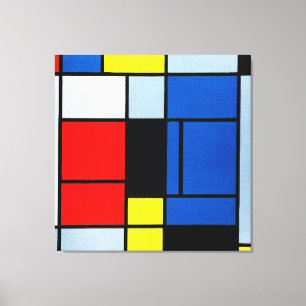 Lienzo MONDRIAN - TABLEAU Nº I - 1921-25 - De Stijl -
