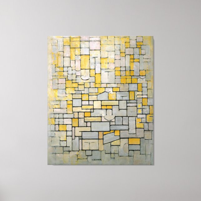 Lienzo MONDRIAN - TABLEAU No. Yo Lo Hago. 7 - 1914 - (Anverso)