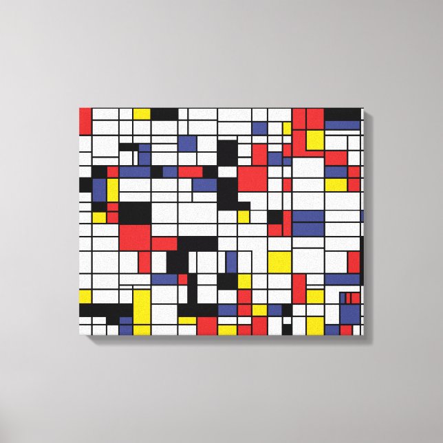 Lienzo Mondrianesco (Anverso)