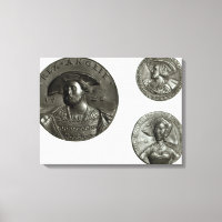 Monedas que representan a Enrique VIII y Anne Bole