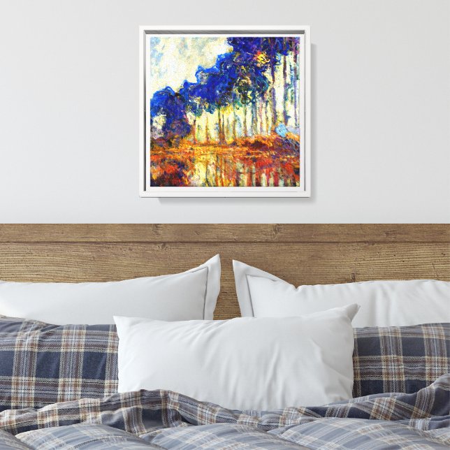 Lienzo Monet - Álamos en Otoño (Insitu(Dormitorio))